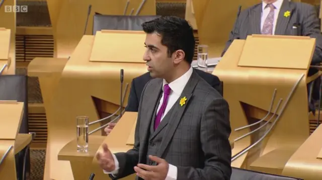 Europe Minister Humza Yousaf