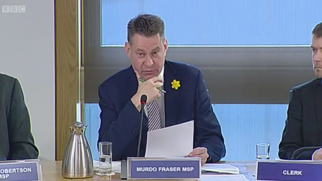 Committee convener Murdo Fraser