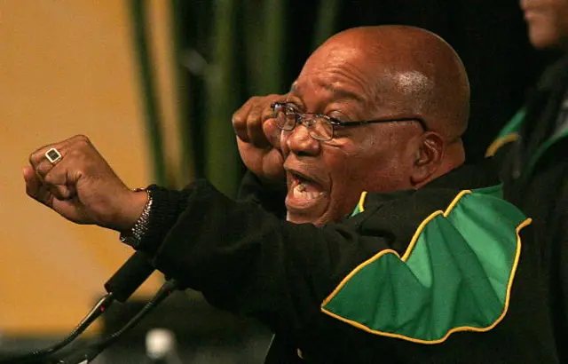 Jacob Zuma, addressing the closing of the ANC congress 20 December 2007 in Polokwane.