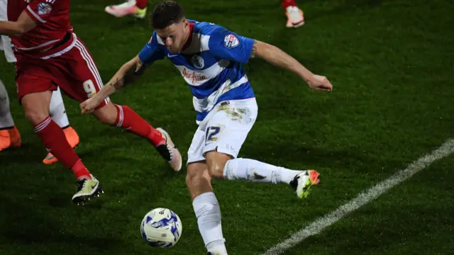 QPR's Jamie Mackie fires home from edge of the area