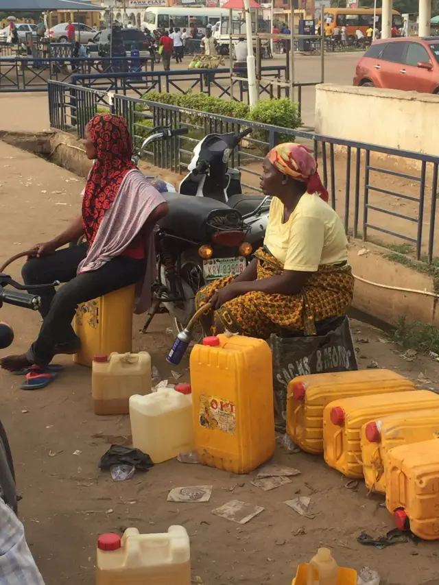 Fuel vendors in Abuja, Nigeria