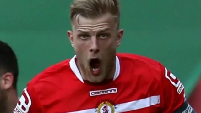 Crewe captain Harry Davis