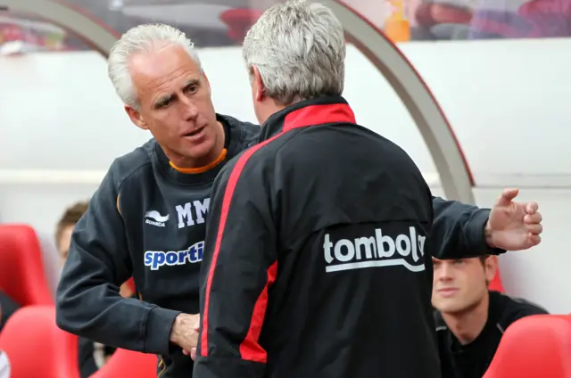 Steve Bruce and Mick McCarthy