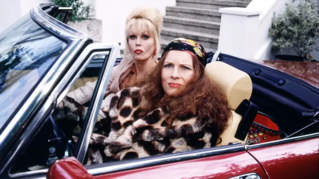 Joanna Lumley and Jennifer Saunders