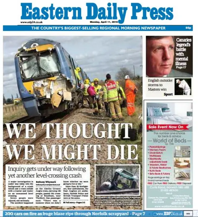 Front page of the EDP