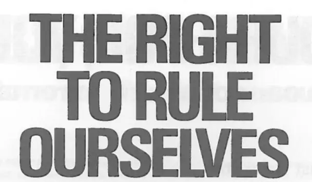 A 1975 referendum leaflet