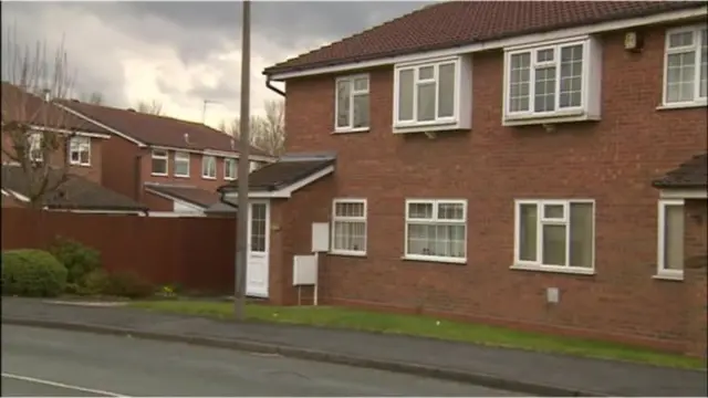 The home in Britannia Drive, Burton-upon-Trent