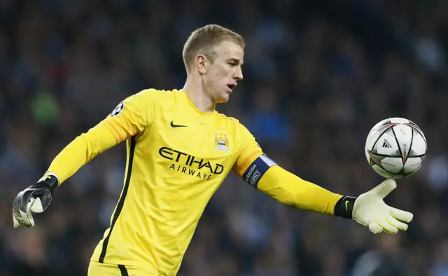 Manchester City goalkeeper Joe Hart