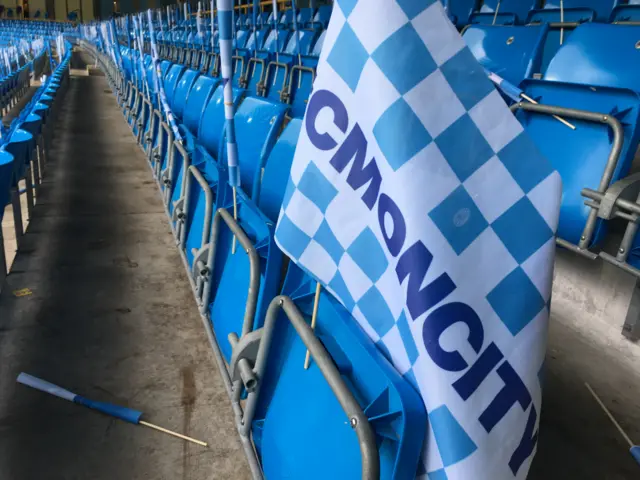 Man City flags