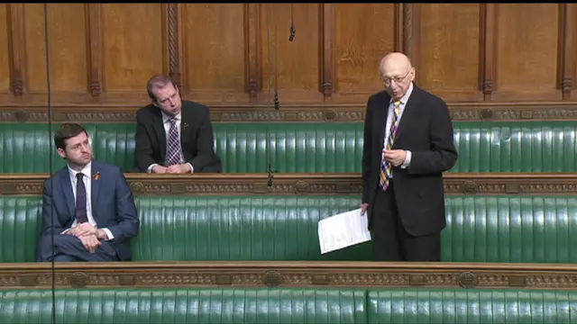 Labour MP Sir Gerald Kaufman