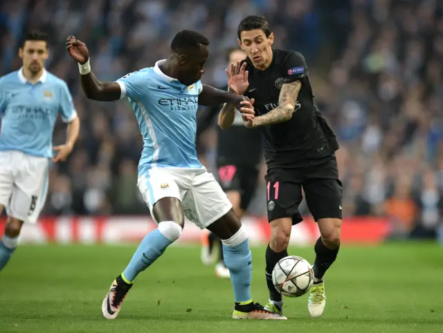 Bacary Sagna and Angel di Maria