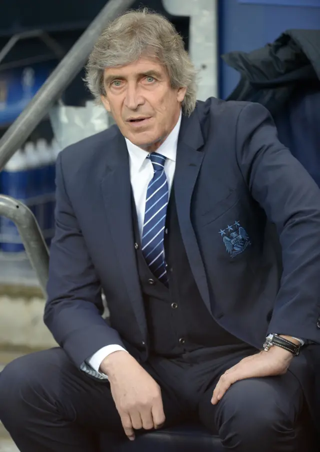 Manchester City manager Manuel Pellegrini