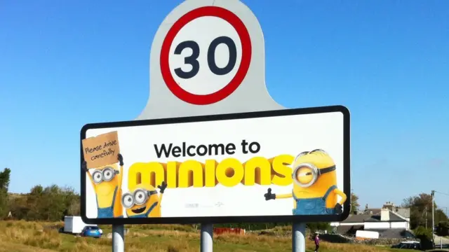 Minions sign