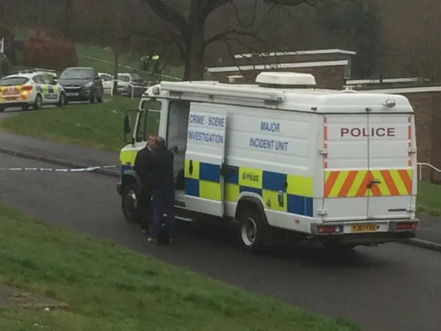 Major incident team in Gleadless