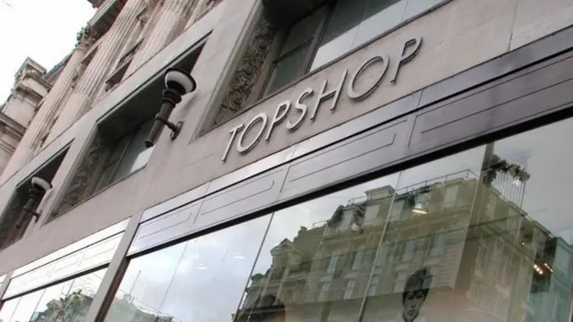 A Topshop store