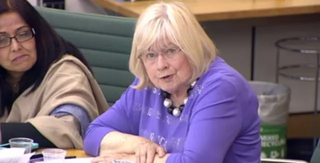 Labour committee member Ann Clwyd