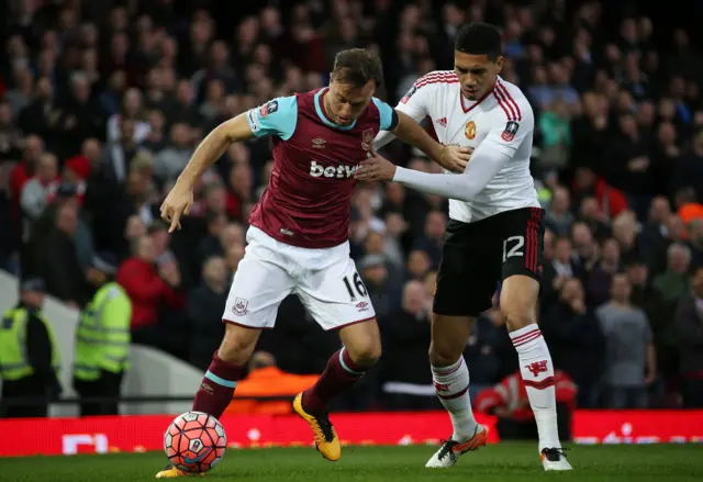 Mark Noble and Chris Smalling