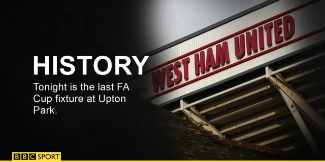 West ham's last FA cup game at Upton Park