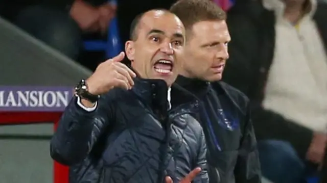 Everton manager Roberto Martinez