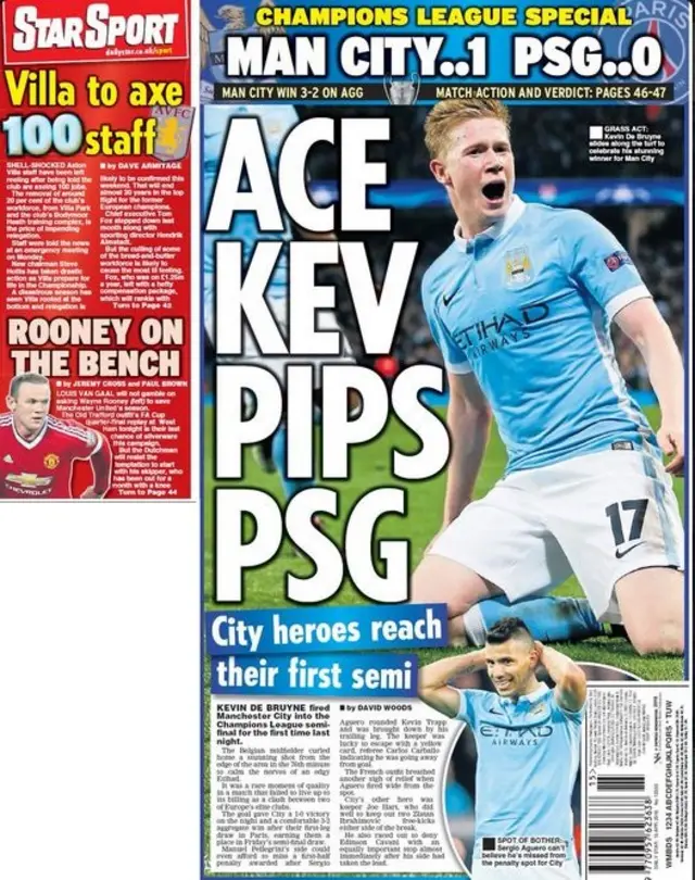 Daily Star back page