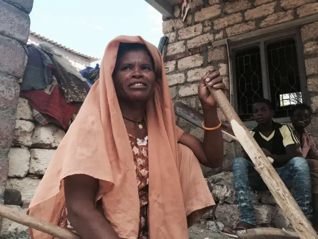 A woman of the Siddi community in Gujarat