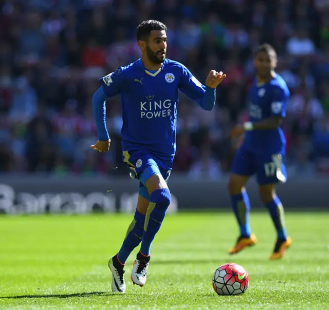 Algeria and Leicester City's player Riyad Mahrez