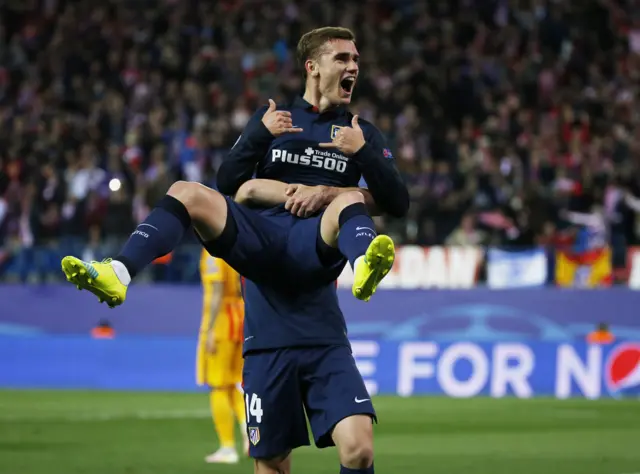 Atletico Madrid celebrate