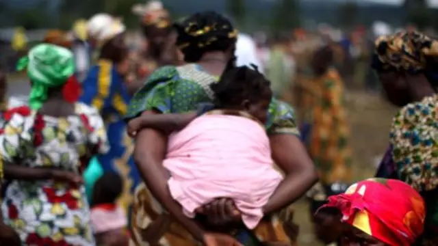 Displaced people in DR Congo