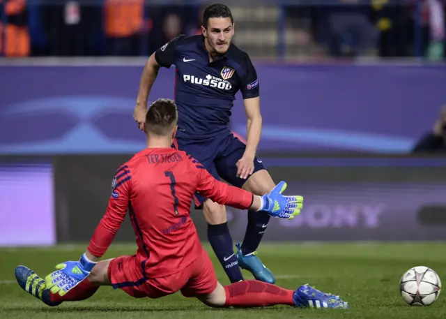 Koke and Ter Stegen