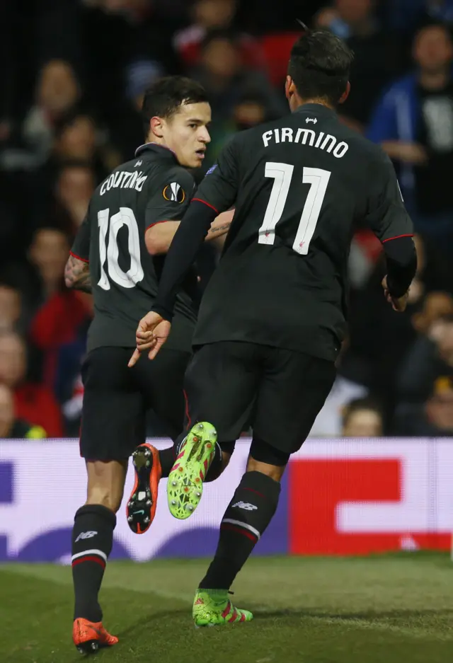 Philippe Coutinho & Roberto Firmino