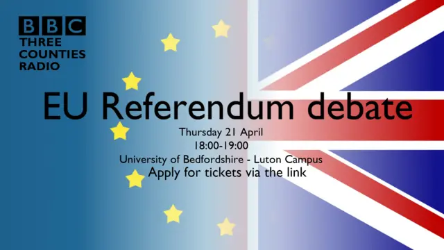 EU referendum debate poster