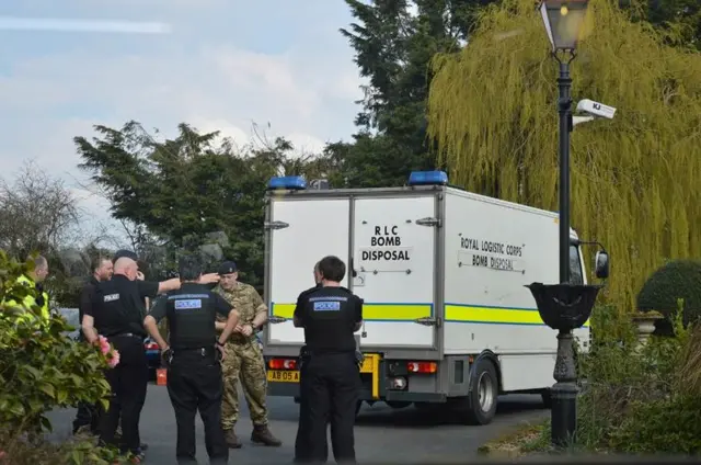 Bomb disposal squade called to the British Ironworks Centre