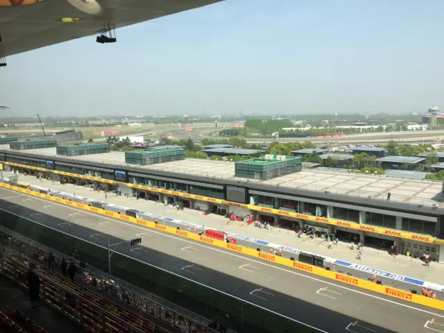 chinese gp commentary box