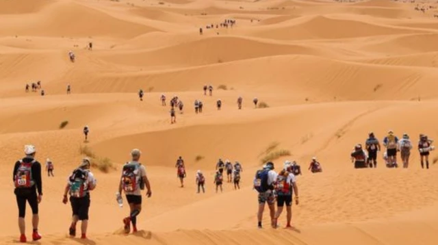 Marathon des Sables across African desert