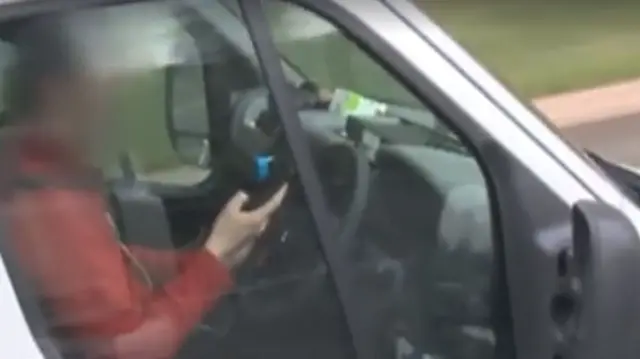 Texting behind the wheel