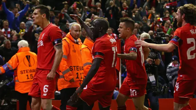 Liverpool celebrate