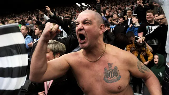 Newcastle fan