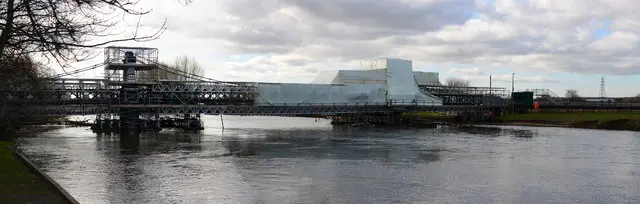 Ferry Bridge under renovation