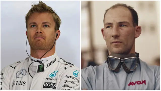 Nico Rosberg and Sir Stirling Moss