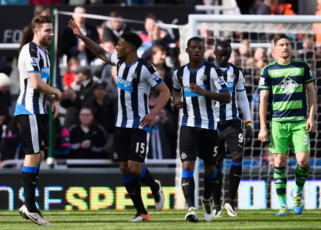 Newcastle celebrate