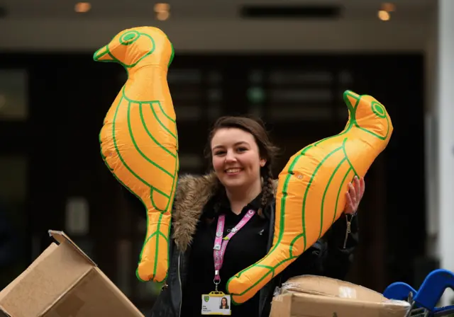 Inflatable Canaries