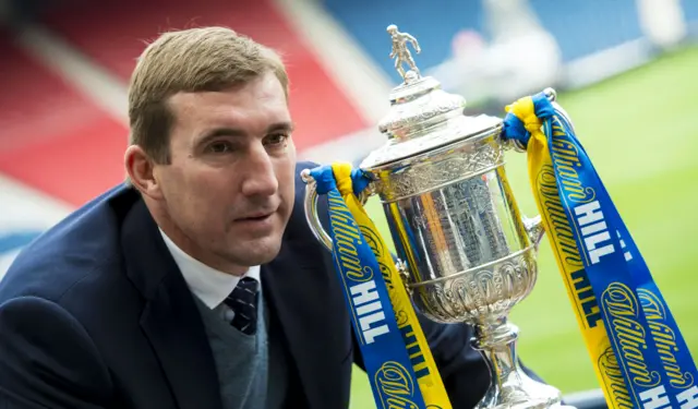 Hibs boss Alan Stubbs