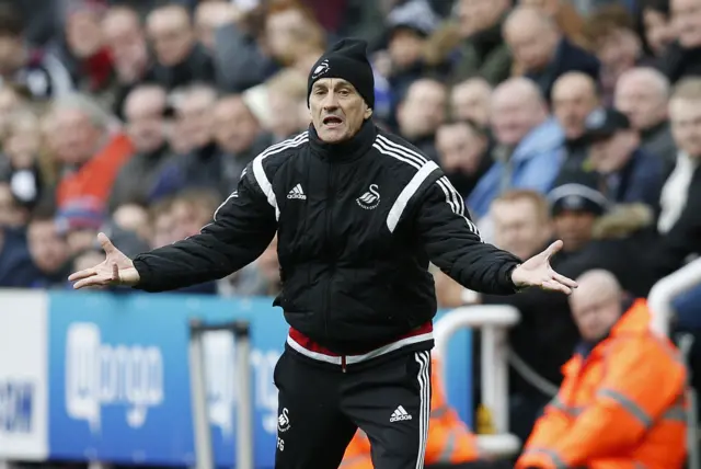 Swansea manager Francesco Guidolin