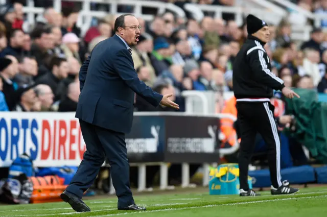 Newcastle manager Rafa Benitez