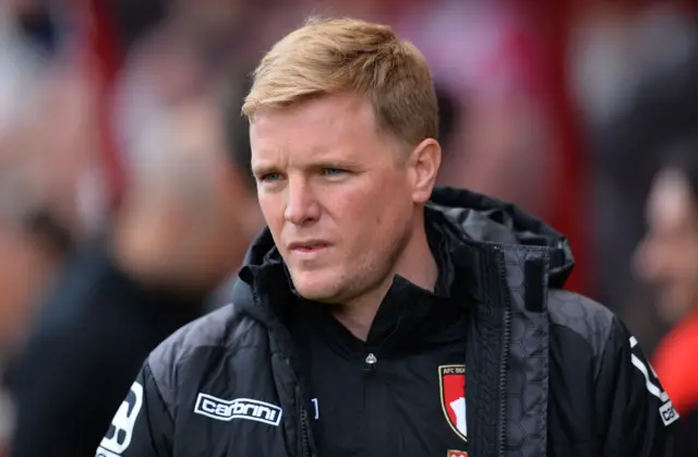 Bournemouth manager Eddie Howe