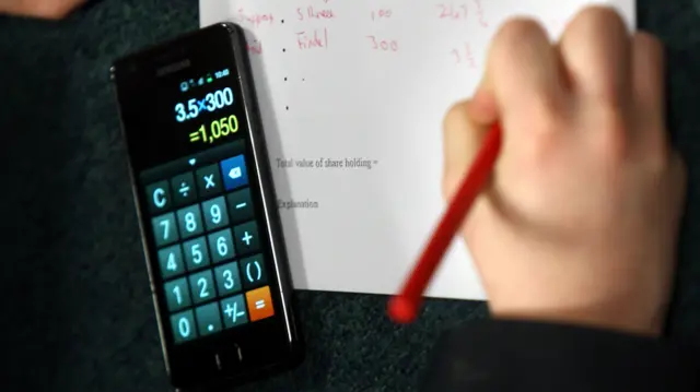 A calculator