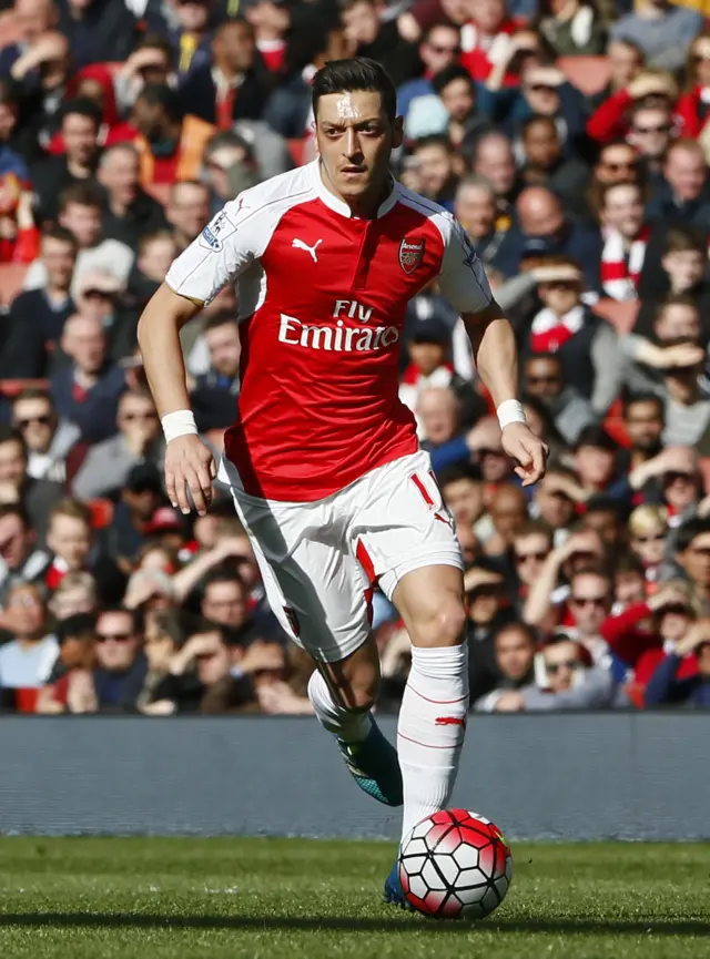 Arsenal"s Mesut Ozil