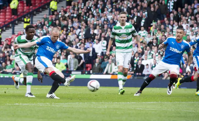 Kenny Miller shoots Rangers into the lead at Hampden