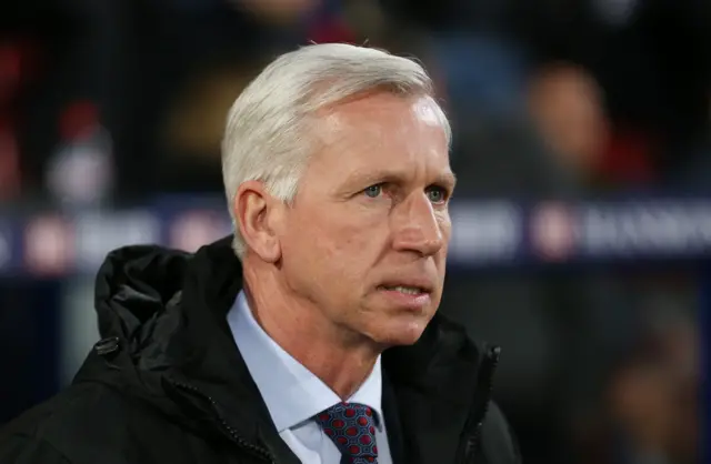 Crystal Palace manager Alan Pardew