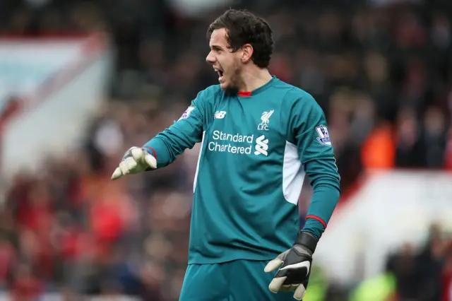 Liverpool keeper Danny Ward